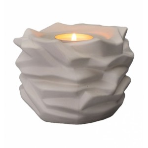 Jesus of Nazareth Eternal Flame - Ceramic Cremation Ashes Candle Holder Keepsake – Unglazed